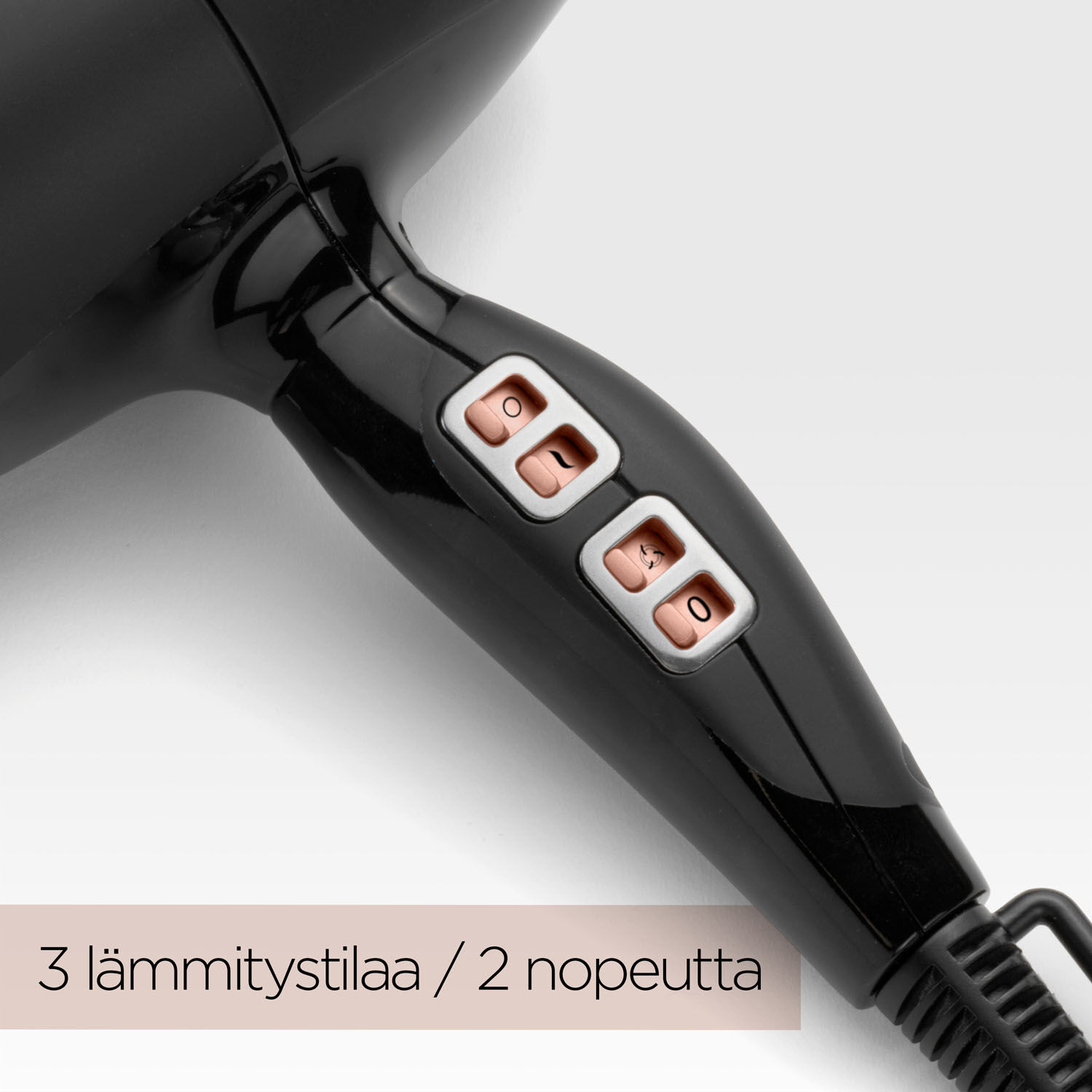 3 l&auml;mmitystilaa / 2 nopeutta